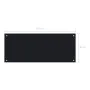 Protección salpicaduras cocina vidrio templado negro 100x40 cm de vidaXL, Herramientas y utensilios de cocina - Ref: Foro24-2...
