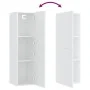 Weißer TV-Schrank aus Sperrholz, 30,5 x 30 x 110 cm von vidaXL, TV-Möbel - Ref: Foro24-803362, Preis: 61,78 €, Rabatt: %