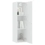 Weißer TV-Schrank aus Sperrholz, 30,5 x 30 x 110 cm von vidaXL, TV-Möbel - Ref: Foro24-803362, Preis: 61,78 €, Rabatt: %