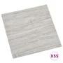 Self-adhesive PVC floor tiles, 55 units, light gray, 5.11 m² by vidaXL, Floors and carpets - Ref: Foro24-324661, Price: 79,07...