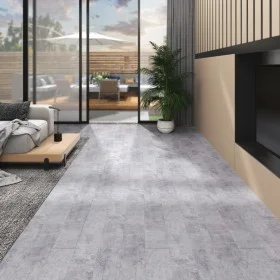 Cement gray self-adhesive PVC floor planks 4.46 m² 3 mm by vidaXL, Floors and carpets - Ref: Foro24-146574, Price: 90,36 €, D...