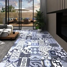 Colorful printed self-adhesive PVC floor plank 5.11 m² by vidaXL, Floors and carpets - Ref: Foro24-146613, Price: 72,41 €, Di...