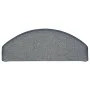 Alfombras de peldaños de escalera 15 uds gris azul 65x24x4 cm de vidaXL, Alfombrillas para escalones - Ref: Foro24-322375, Pr...