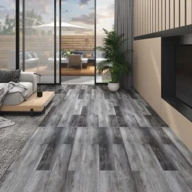 Non-adhesive gray striped PVC floor tiles 5.26 m² 2 mm by vidaXL, Floors and carpets - Ref: Foro24-146571, Price: 72,78 €, Di...