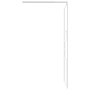 Mampara de ducha accesible vidrio ESG blanco 90x195 cm