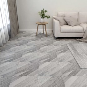 Self-adhesive floor planks 55 units PVC 5.11 m² gray stripes by vidaXL, Floors and carpets - Ref: Foro24-324678, Price: 76,47...