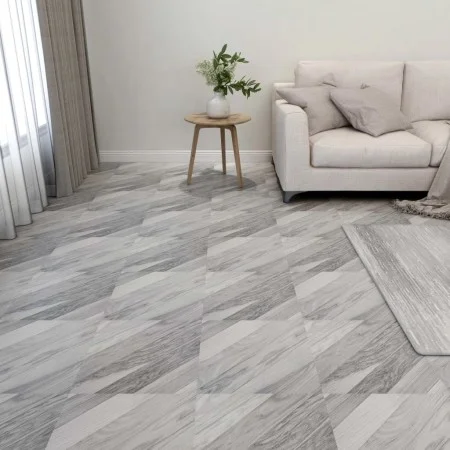 Self-adhesive floor planks 55 units PVC 5.11 m² gray stripes by vidaXL, Floors and carpets - Ref: Foro24-324678, Price: 74,92...
