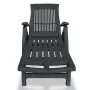 Anthracite gray plastic sun lounger with footrest by vidaXL, Loungers - Ref: Foro24-43588, Price: 190,35 €, Discount: %