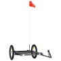 Remolque para bicicleta hierro negro 126x63x34 cm de vidaXL, Remolques para bicicletas - Ref: Foro24-94205, Precio: 64,92 €, ...