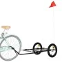 Fahrradanhänger aus schwarzem Eisen, 126 x 63 x 34 cm von vidaXL, Fahrradanhänger - Ref: Foro24-94205, Preis: 68,69 €, Rabatt: %