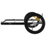 Black iron bicycle trailer 126x63x34 cm by vidaXL, Bicycle trailers - Ref: Foro24-94205, Price: 71,31 €, Discount: %