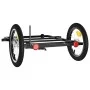 Black iron bicycle trailer 126x63x34 cm by vidaXL, Bicycle trailers - Ref: Foro24-94205, Price: 71,31 €, Discount: %
