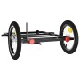 Remolque para bicicleta hierro negro 126x63x34 cm de vidaXL, Remolques para bicicletas - Ref: Foro24-94205, Precio: 64,92 €, ...