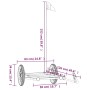 Fahrradanhänger aus schwarzem Eisen, 126 x 63 x 34 cm von vidaXL, Fahrradanhänger - Ref: Foro24-94205, Preis: 71,31 €, Rabatt: %