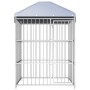 Außenzwinger mit Dach 150x150x200 cm von vidaXL, Hundehütten und Zäune - Ref: Foro24-144619, Preis: 421,41 €, Rabatt: %
