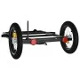 Remolque para bicicleta hierro negro 122x53x28 cm de vidaXL, Remolques para bicicletas - Ref: Foro24-94204, Precio: 63,36 €, ...