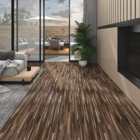 Striped brown self-adhesive PVC floor planks 5.02m² 2mm by vidaXL, Floors and carpets - Ref: Foro24-146603, Price: 77,85 €, D...