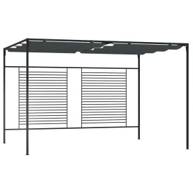 Retractable anthracite gazebo with roof 4x3x2.3 m 180 g/m² by vidaXL, Tents and gazebos - Ref: Foro24-313625, Price: 344,85 €...