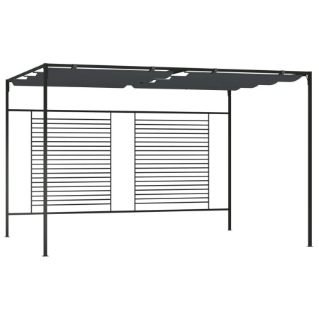 Pavillon mit Schiebedach anthrazit 4x3x2,3 m 180 g/m² von vidaXL, Zelte und Pavillons - Ref: Foro24-313625, Preis: 352,12 €, ...
