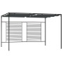 Cenador con techo retráctil antracita 4x3x2,3 m 180 g/m² de vidaXL, Carpas y cenadores - Ref: Foro24-313625, Precio: 351,81 €...