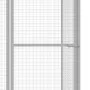 Katzenkäfig aus verzinktem Stahl, 1,5 x 1,5 x 1,5 m von vidaXL, Käfige und Lebensräume für Kleintiere - Ref: Foro24-146356, P...