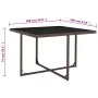 Set de comedor jardín 5 pzas y cojines ratán sintético marrón de vidaXL, Conjuntos de jardín - Ref: Foro24-43899, Precio: 261...