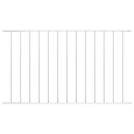 Panel de valla con acero recubrimiento polvo blanco 1,7x0,75m de vidaXL, Paneles de vallas - Ref: Foro24-145224, Precio: 40,7...