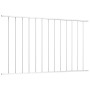 Zaunelement aus weiß pulverbeschichtetem Stahl, 1,7 x 0,75 m von vidaXL, Zaunpaneele - Ref: Foro24-145224, Preis: 41,44 €, Ra...