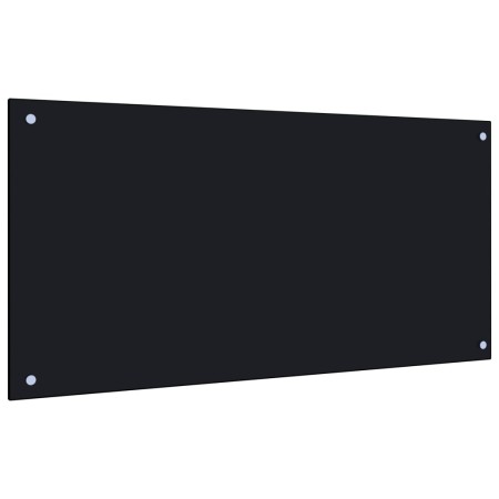 Küchenspritzschutz aus schwarzem Hartglas 100x50 cm von vidaXL, Küchengeräte und Utensilien - Ref: Foro24-249491, Preis: 46,8...