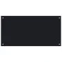 Protección salpicaduras cocina vidrio templado negro 100x50 cm de vidaXL, Herramientas y utensilios de cocina - Ref: Foro24-2...