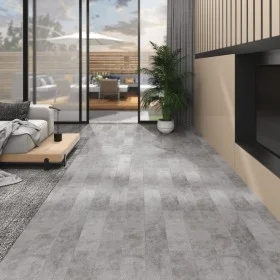 Concrete gray self-adhesive PVC floor planks 5.02 m² 2mm by vidaXL, Floors and carpets - Ref: Foro24-146598, Price: 75,98 €, ...