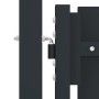 Doppeltes Zauntor aus anthrazitgrauem Stahl, 306 x 125 cm von vidaXL, Gartentore - Ref: Foro24-146350, Preis: 373,02 €, Rabat...