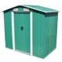 Gartenhaus aus Metall 204x132x186 cm grün von vidaXL, Schuppen - Ref: Foro24-42909, Preis: 227,14 €, Rabatt: %