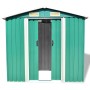 Gartenhaus aus Metall 204x132x186 cm grün von vidaXL, Schuppen - Ref: Foro24-42909, Preis: 215,09 €, Rabatt: %