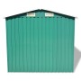 Gartenhaus aus Metall 204x132x186 cm grün von vidaXL, Schuppen - Ref: Foro24-42909, Preis: 215,09 €, Rabatt: %