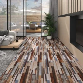 Non-adhesive multicolor PVC floor tiles 5.26 m² 2 mm by vidaXL, Floors and carpets - Ref: Foro24-146573, Price: 78,31 €, Disc...