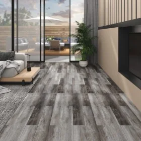 Non-self-adhesive floor planks PVC gray striped 5.26 m² 2 mm by vidaXL, Floors and carpets - Ref: Foro24-146572, Price: 68,69...