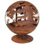 Esschert Design Kohlenbecken mit Laserschnitt 57,5x57,5x66 cm Rost FF261 von Esschert Design, Kamine - Ref: Foro24-411462, Pr...