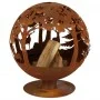 Esschert Design Kohlenbecken mit Laserschnitt 57,5x57,5x66 cm Rost FF261 von Esschert Design, Kamine - Ref: Foro24-411462, Pr...