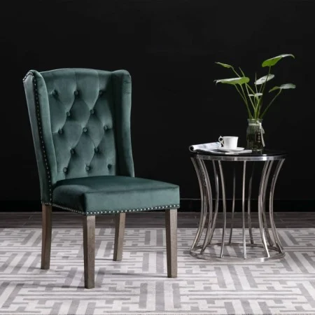 Silla de comedor de terciopelo verde de vidaXL, Sillas de comedor - Ref: Foro24-287952, Precio: 185,71 €, Descuento: %