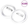 Badge kit with pin 100 sets acrylic 58 mm by vidaXL, Badges - Ref: Foro24-30160, Price: 29,49 €, Discount: %