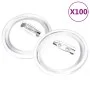 Badge kit with pin 100 sets acrylic 58 mm by vidaXL, Badges - Ref: Foro24-30160, Price: 28,57 €, Discount: %
