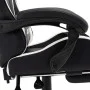 Gaming-Stuhl mit Fußstütze Kunstleder in Schwarz und Weiß von vidaXL, Bürostühle - Ref: Foro24-287991, Preis: 170,27 €, Rabat...