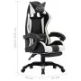 Gaming-Stuhl mit Fußstütze Kunstleder in Schwarz und Weiß von vidaXL, Bürostühle - Ref: Foro24-287991, Preis: 170,27 €, Rabat...