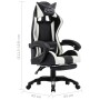 Gaming-Stuhl mit Fußstütze Kunstleder in Schwarz und Weiß von vidaXL, Bürostühle - Ref: Foro24-287991, Preis: 166,83 €, Rabat...