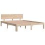 Solid wood bed frame 150x200 cm by vidaXL, Beds and slatted bases - Ref: Foro24-810500, Price: 118,51 €, Discount: %