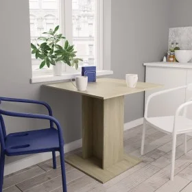 Esstisch aus Eichensperrholz 80x80x75 cm von vidaXL, Küchen- und Esstische - Ref: Foro24-800255, Preis: 69,60 €, Rabatt: %