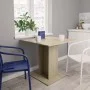 Oak plywood dining table 80x80x75 cm by vidaXL, Kitchen and dining tables - Ref: Foro24-800255, Price: 69,60 €, Discount: %