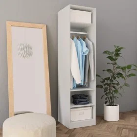 Weißer Sperrholzschrank 50x50x200 cm von vidaXL, Kleiderschränke - Ref: Foro24-800234, Preis: 124,33 €, Rabatt: %