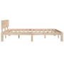 Solid wood bed frame 150x200 cm by vidaXL, Beds and slatted bases - Ref: Foro24-810500, Price: 118,51 €, Discount: %